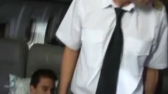 Young in uniform raw anal fucks