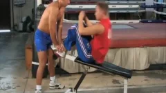 Working Out At The Gym