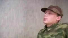 Two gay Army boyz poke arse together