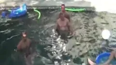 Tthis chab MM - Pool Party group fuck