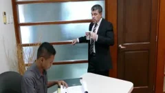 this guy receives Rode And Jerked Off On The Desk