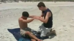excited gay Beach Bois