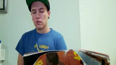 Bear slams bawdy cleft lad