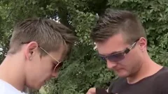Two concupiscent Euro Muscle Hunks hardcore Sex