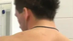 Facepounding In Tthowdys guy bathroom