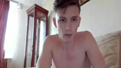 youthful Blond fellow Masturbating In Live