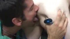 Doctor homo Male nipple Licking clips Full Leng