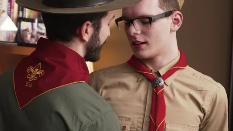 scoutboys: Tongue-tied Twink Trio Returns