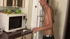 teen Splashed In Milk