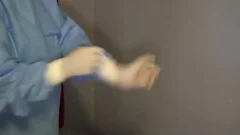 25yo Male Patient gets Fisting Initiation By Surgeon On The Examination Table.