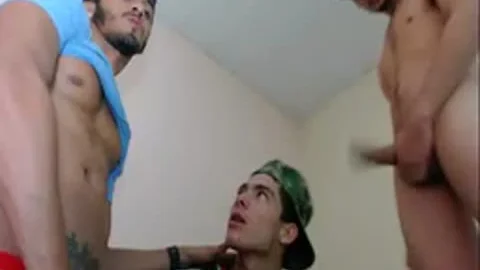 3 Way oriental ass Licking And knob sucking