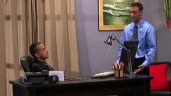 lusty homosexual guys take up with the tongue And bang booties At Work