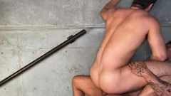 Men: Muscular Gym Rats Engage in Wild Play