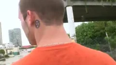 Thug blows men dick And receives hammered Hard