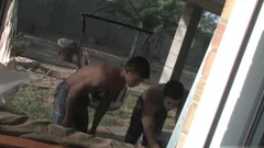 stunning gay Rimjob And ejaculation