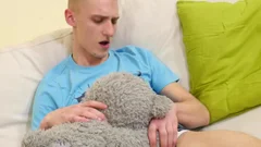 Daddy On Twink: Discipline With a Stuffed Friend