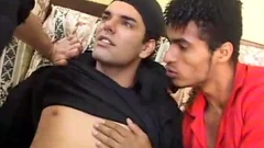 Three chaps Have brutaly guy To guy Sex