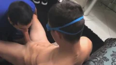 wild gay Pair enjoyment oral-job job Time On web camera