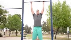 blonde Muscle chap Miles Houston