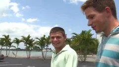 Parking Lot plowing With Two lewd atwink-friendurs