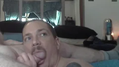 Eating Daddy's stunning cum