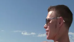 muscular homo Enjoying lusty twink