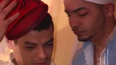 tasty Arabian trio! nice nice young Arab chap irrumation-job And Take Two impure ramdong