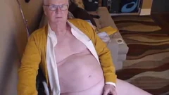 Daddy Strokes On web camera