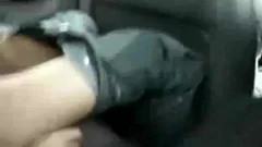 jerking off In Taxi