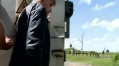 Public Sex With marvelous blonde