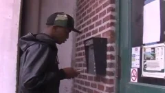 erect black fellow gets his cock sucked Then booty poked