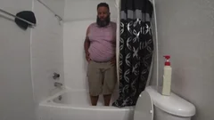 chubby Bear Dancing And Taking A Shower
