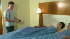 sexy homosexual studs Threeway pokeing
