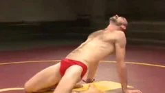 homosexual Wrestling Match With undressping Off Shorts