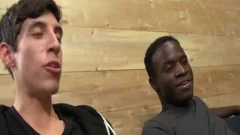 Skinny twink receives Destroyed By A black shlong