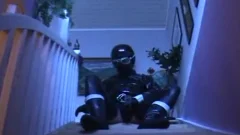 BDSM together with wearing latex
