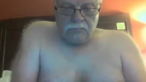 grandpa wank On cam