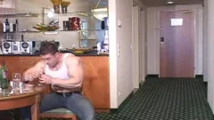 Athletic hunk feels like the best sex