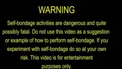 Male Solo bondage