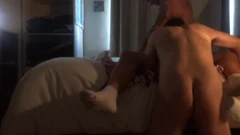 Straight lad receives Bred raw In threesome