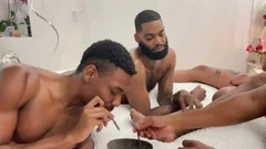 kinky BTTM receives BUKKAKE
