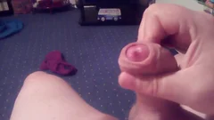 wank sperm slowly