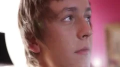 homo teen Ashton Goes Out Of A Shower
