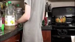 Two twinks raw In The Kitchen