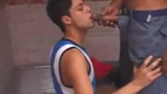 Macho Latino daddy With big rod plows younger