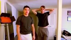 Josh blows A monstrous Load With Dylan's dick Balls unfathomable In His taut hole!