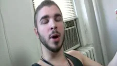 Scruffy Cub Shows Off Tattoos & schlong Stick