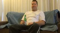 large BULL BYRON undress AND jerk off