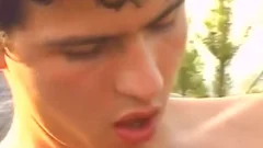 Fervent gay twinks Stretcgreetingsng pleasing apertures under The gorgeous Sun