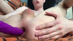 Using mom's sex-dildo